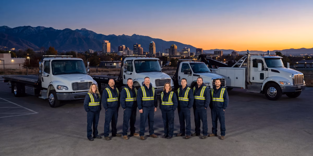 Cheap Towing Salt Lake City team and truck